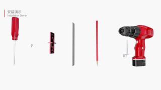 How to measure & install 3D adjustment soft closing cabinet door hinge—KEA screenshot 1
