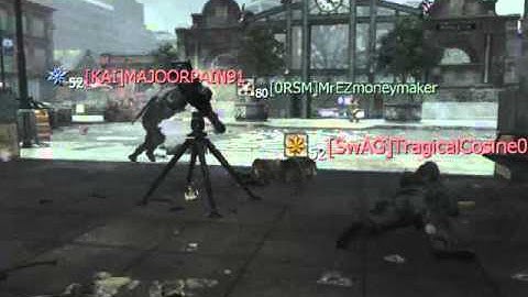 MW3 semtex stuck, gun kill & sentry gun takedown