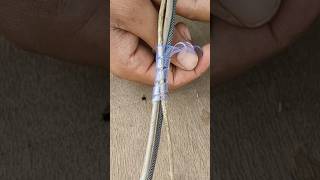 How to bundle of wires with simple tools