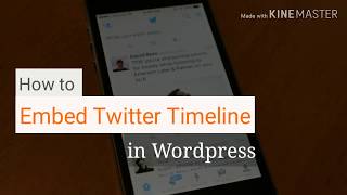 How to Embed Twitter Timeline in Your Website