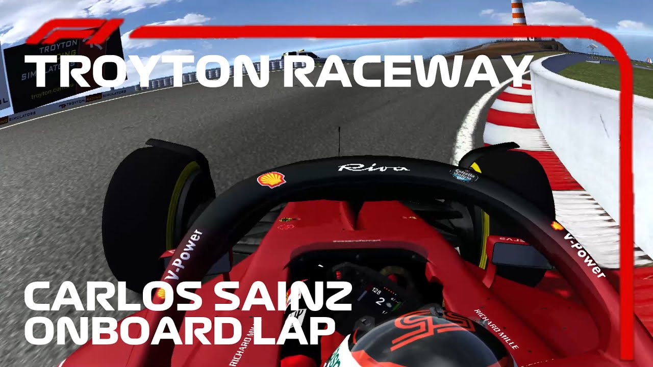 F1 2022 Carlos Sainz Onboard Lap Troyton Raceway | Rfactor F1 2022 DOWNLOAD