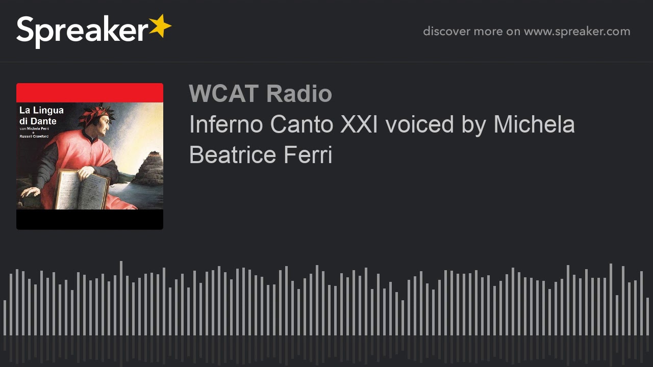 Inferno Canto XXI voiced by Michela Beatrice Ferri YouTube