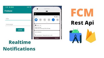 Send Notifications Using FCM Rest Api | Retrofit | Android Studio | Code The World