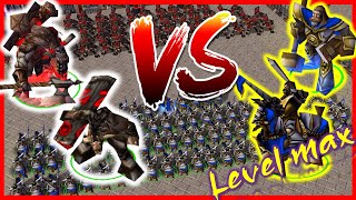 Warcraft 3 Cairne Bloodhoof,Tauren Vs Uther,Knight