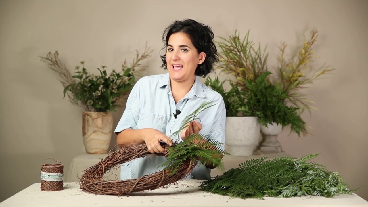 Fern Wreath Design Demo