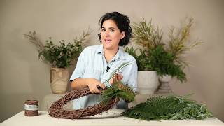 Fern Wreath Design Demo