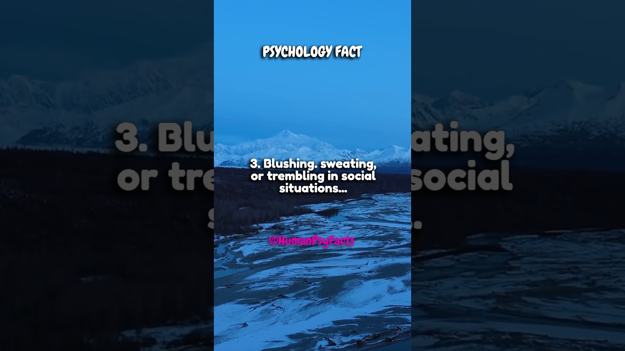 6 signs of social anxiety 