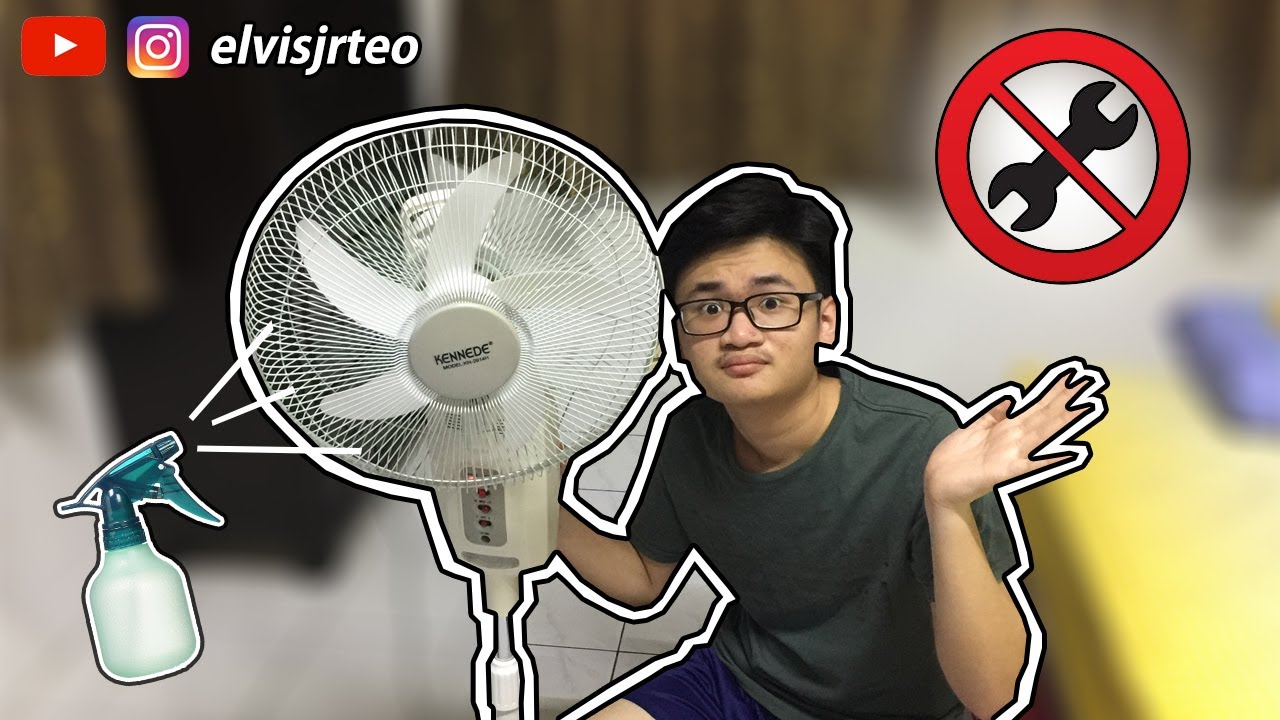 HOW TO CLEAN YOUR FAN WITHOUT REMOVING THE CASING | Vlog #18