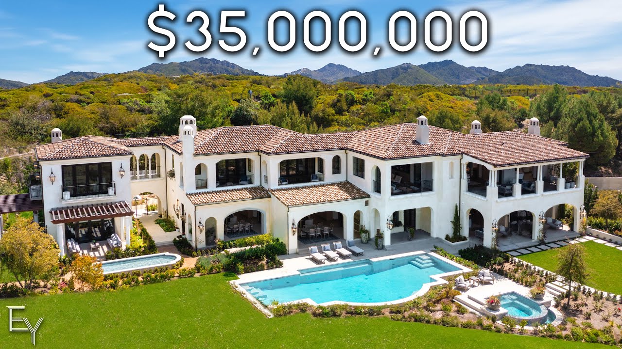 Inside a $34,900,000 CALIFORNIA MEGA MANSION with Ocean Views!