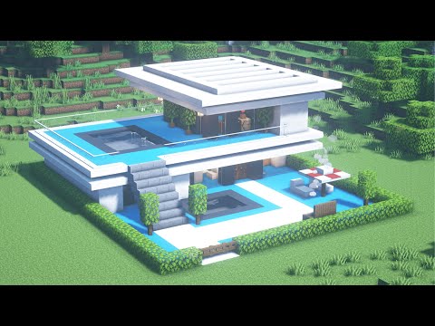 Minecraft Modern Villa Yapımı #32 - Minecraft Ev Yapımı