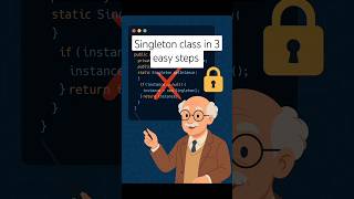 ✅ Singleton Class in 3 easy steps