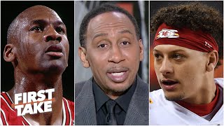 Stephen A. refuses to compare Patrick Mahomes to Michael Jordan | First Take