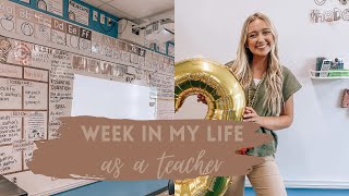 WEEK IN MY LIFE as a teacher :)