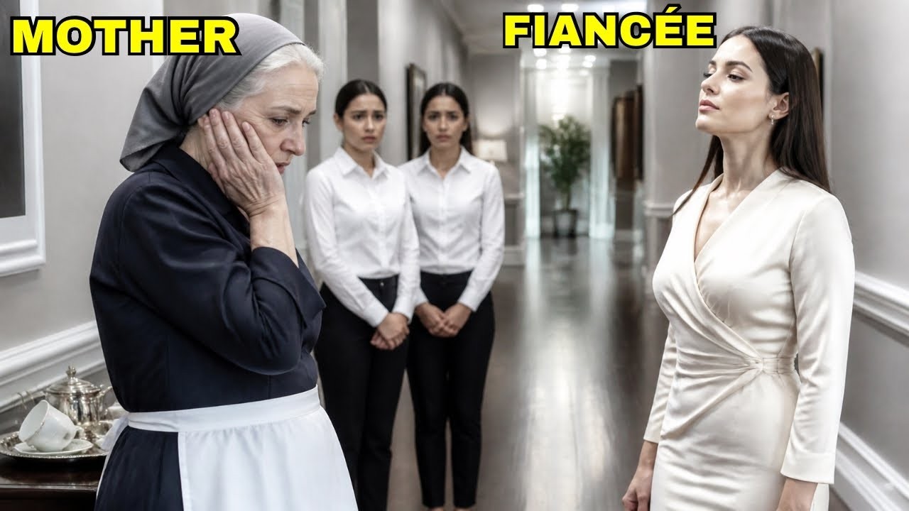I was standing in the hallway of my son's fiancée's family estate, dressed as a servant, when her daughter slapped me across the face for barely brushing her dress. "You're lucky the dress isn't...