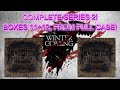 @GAME OF THRONES COMPLETE SERIES VOLUME 2! BOXES 11 AND 12 FROM A SEALED CASE! CAN WE PULL FIRE #RIP
