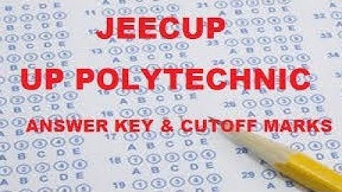Up polytechnic 2018 official answer key