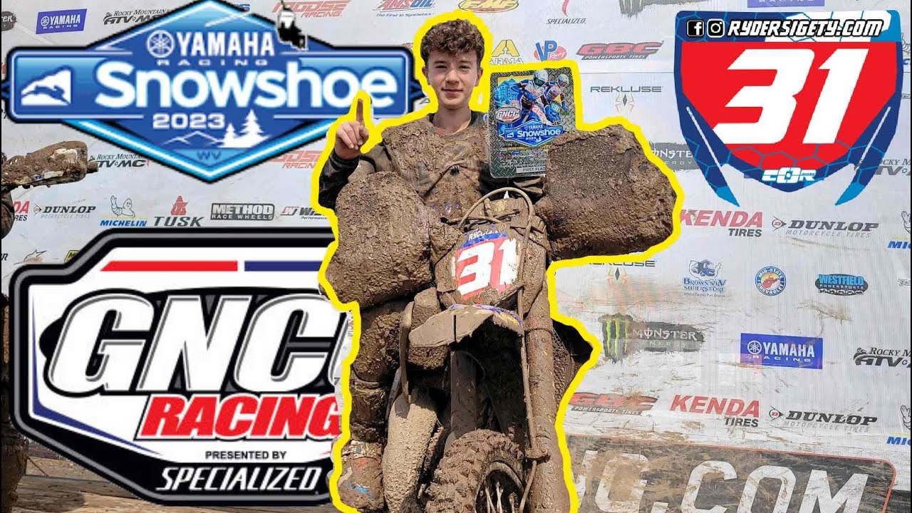 2023 Snowshoe GNCC Mud Mess 50 mph Crashes Again! Ryder Sigety P1