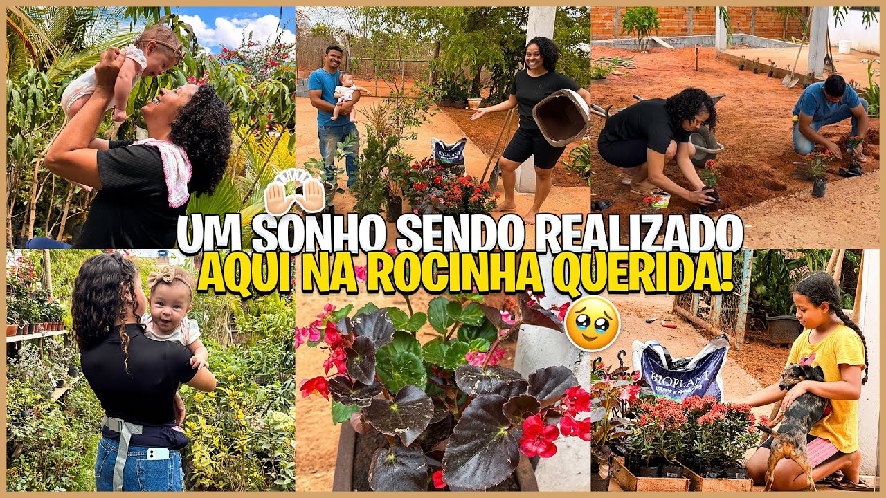 SEM ACREDITAR QUE VAMOS CONSEGUIR DA MAIS UM PASSO LINDO AQUI NA NOSSA ROCINHA🥹🙌🏼