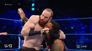 Jimmy Uso & Naomi def. Aiden English & Lana ,5 june 2018