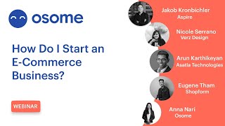 Webinar: Tips for Starting an Ecommerce Business - Osome Events