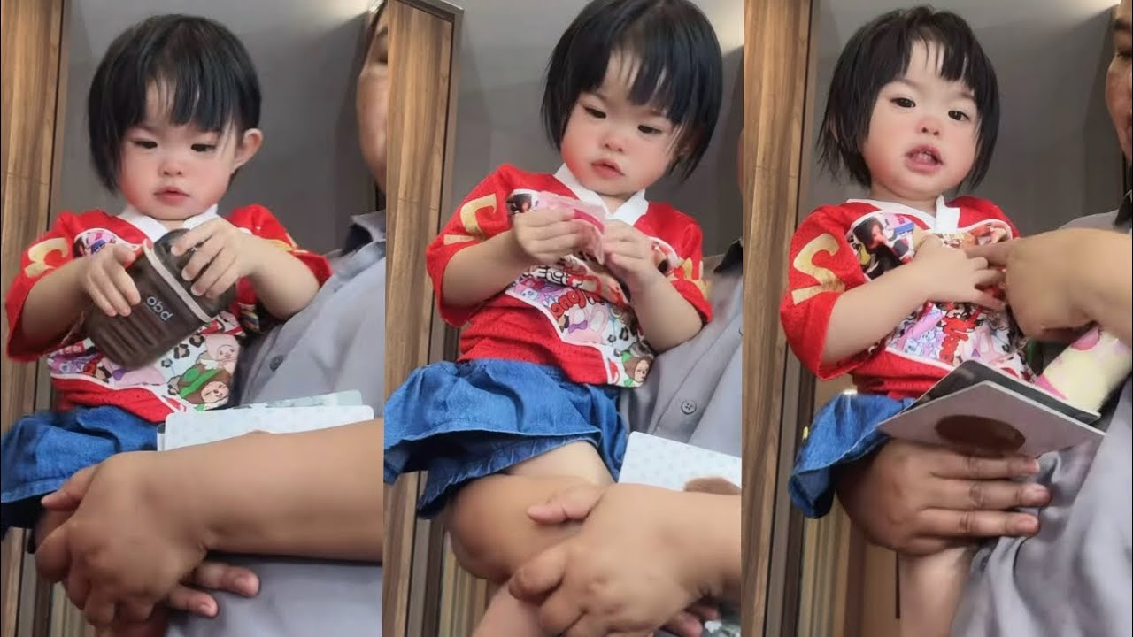 แสนดีน่ารักม๊าก!! ป้าถามแสนดี หนูชื่ออะไร แสนดีตอบน่ารักๆ