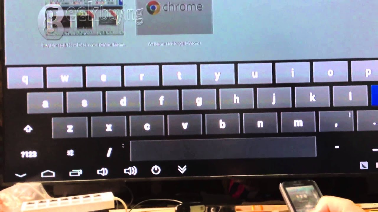 Rikomagic MK802 IIIS controlled by smartphone video show