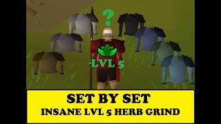 I never thought getting lvl 5 Herblore would be so hard!  Going Set by Set on OSRS  EP #4