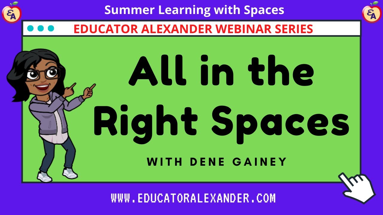 All in the Right Spaces with Dene Gainey YouTube