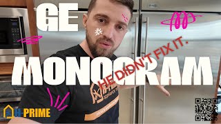 This GE Monogram Case Shocked Me 😳 | Oven &amp; Refrigerator Repair Gone Unexpected