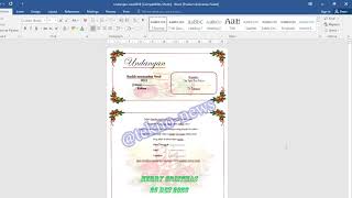 Download Undangan Natal 2023