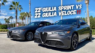 2022 Alfa Romeo Giulia Sprint Base Model Just As Good As The 2022 Giulia Veloce Sport Trim?!