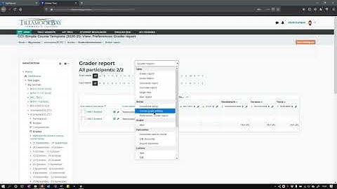 Moodle Grading - 1 Grade Settings
