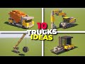 10 Construction Vehicle Build Ideas In Minecraft