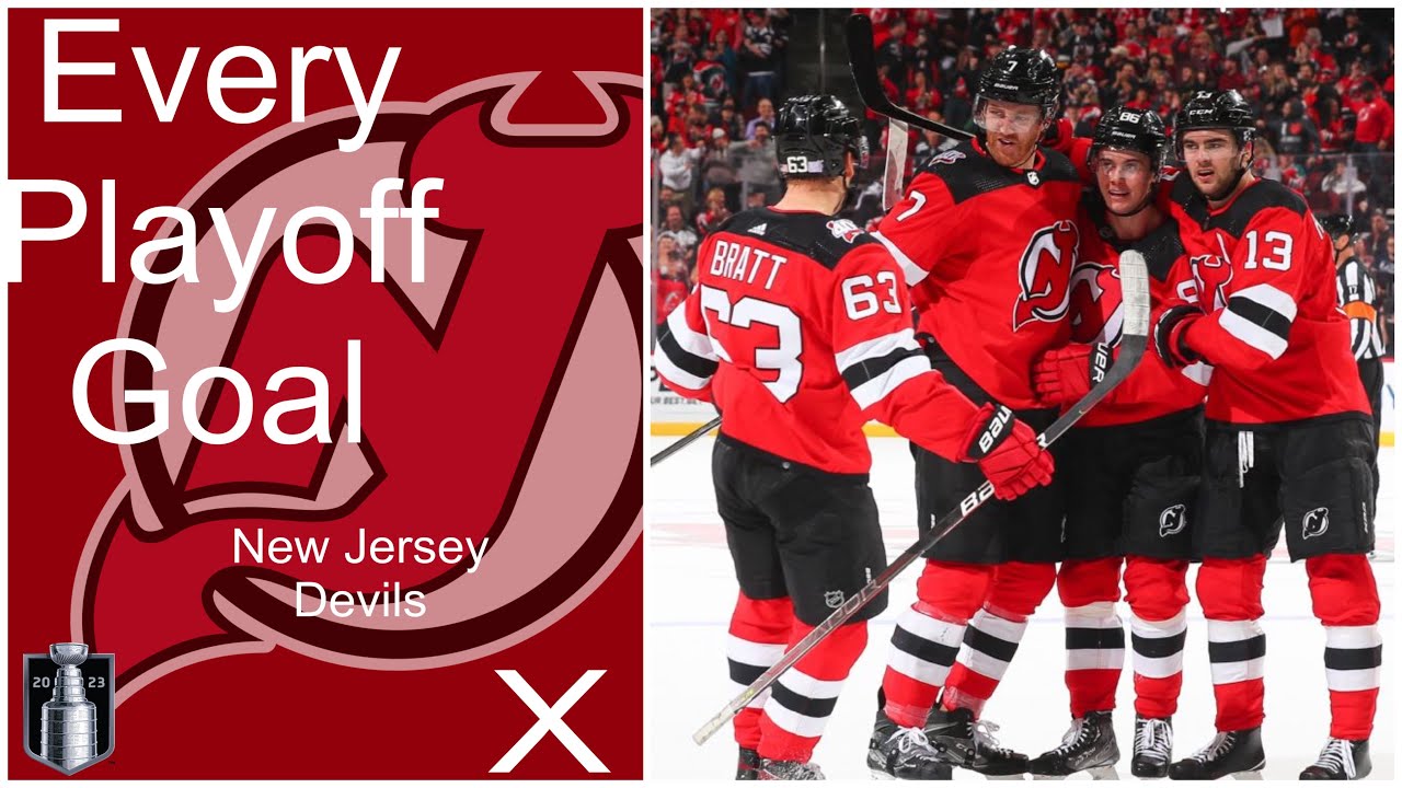 Every New Jersey Devils Goal during the 2023 Stanley Cup Playoffs - YouTube
