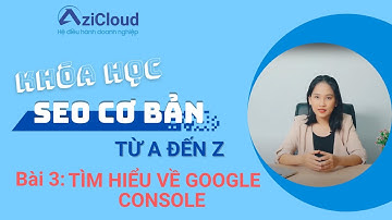 Khóa học SEO cơ bản từ A đến Z bài 3: Tìm hiểu về Google Console