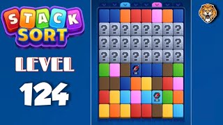 Stack Sort : Color Puzzle Level 124 Walkthrough