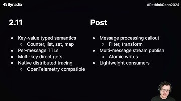 Synadia RethinkConn 2024: Synadia Roadmap with Byron Ruth
