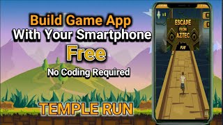 Build Game Apps With Your Smartphone Free | Temple Run Game | No coding required screenshot 1