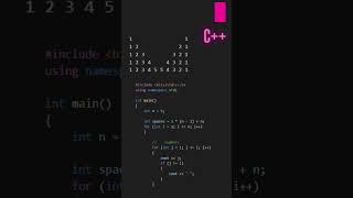 Number Crown  Pattern in c++ | check description