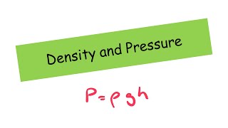 Pressure and Density - A level Physics