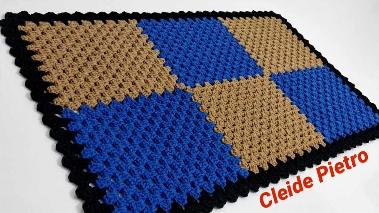 Tapete de crochê em barbante bem fácil 