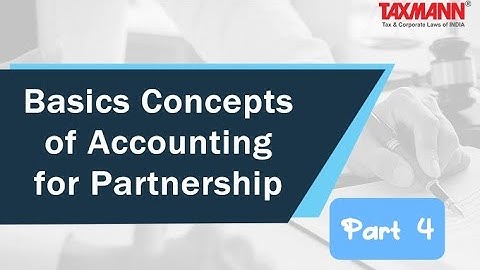 Types of partners capital accounts ( chapter 1 - according for partnership firm )