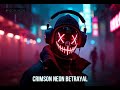 Intense Neon Noir Music for Gaming & Focus 🎮 | dark_synthwave - Crimson Neon
