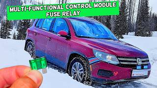 VW TIGUAN Multi Functional Control Module Fuse Relay Location Replacement 2008 2009 2010 2011 2012 2