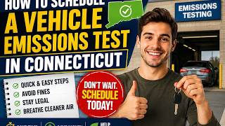 How to schedule a vehicle emissions test in Connecticut