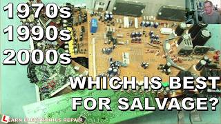 I Salvaged Components From 1970s, 1990s & 2000s PCBs.  Which Was The Best?