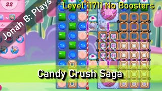 Candy Crush Saga Level 11711 No Boosters