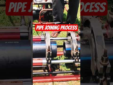 “How HDPE Pipes Are Joined 🔥 | Satisfying Engineering #Shorts” by Telugu Civil Zone