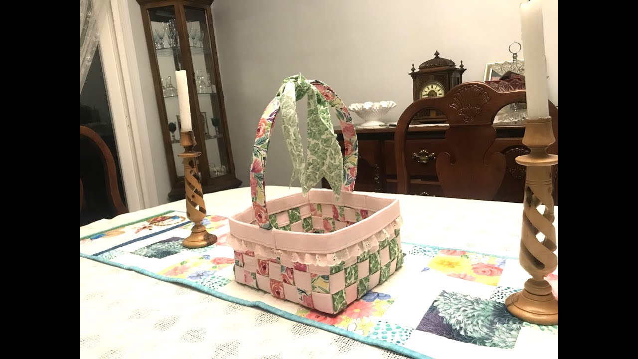 Woven Easter Basket - YouTube