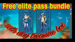 Free Elite Pass Bundle 23Th Day Treasure Box